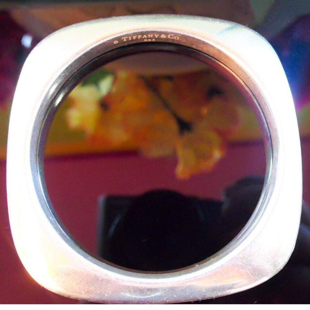Tiffany & Co. Silver Square Bangle - Picture 12 of 12